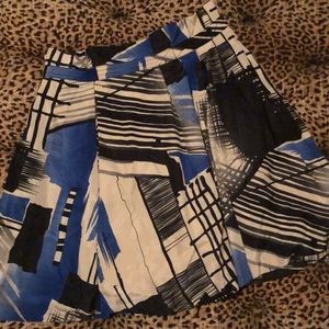 Blue & Black Skirt